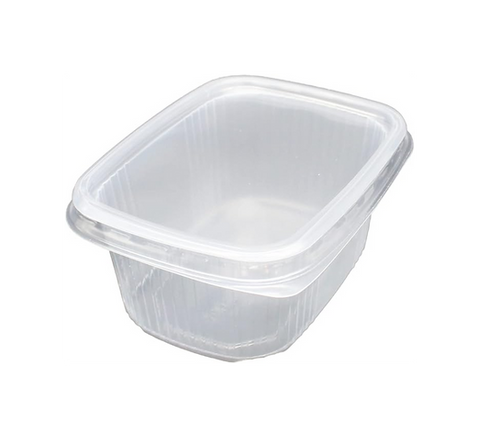 Feinkostbecher mit anhägendem Deckel 250cc - 50Stk