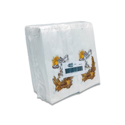 Bäckerfaltenbeutel, gebleicht Natron, Typ 416 12+5x22 cm