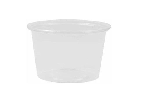 Dressingbecher Sauce-Cup 1oz (30ml) Saucenbecher mit Deckel 1.000