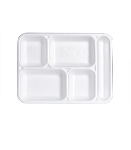 Serviertablett Tabldot5-Geteilt 100/Pack 35 x 26 x 3,5 cm