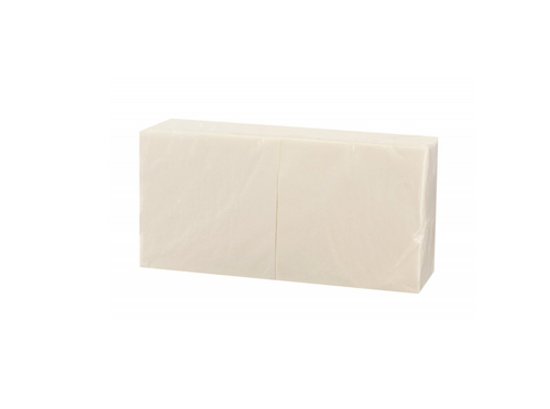 Serviette ZT Creme 33cm 2LG. 1/4F - 6x250Stk. /Kt.