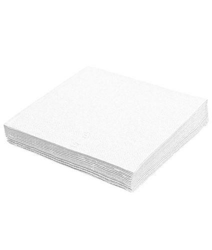 Servietten weiß 33x33 2-lagig 100 Stk.